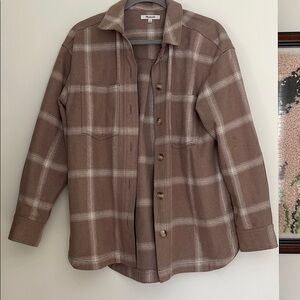 Plaid Madewell Shirt Jacket